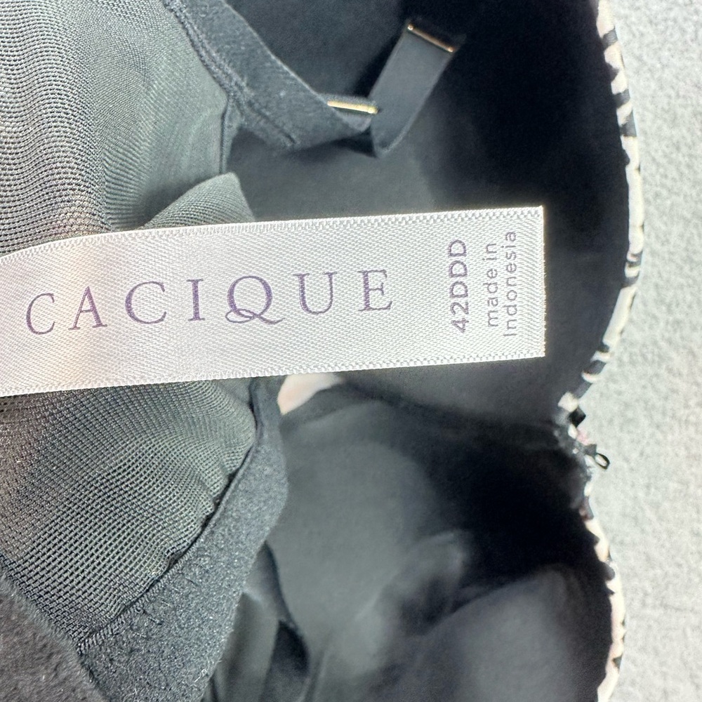 Cacique Longline Boost Balconette Bra Animal Birch Size 42DDD NEW NWT - Picture 5 of 7